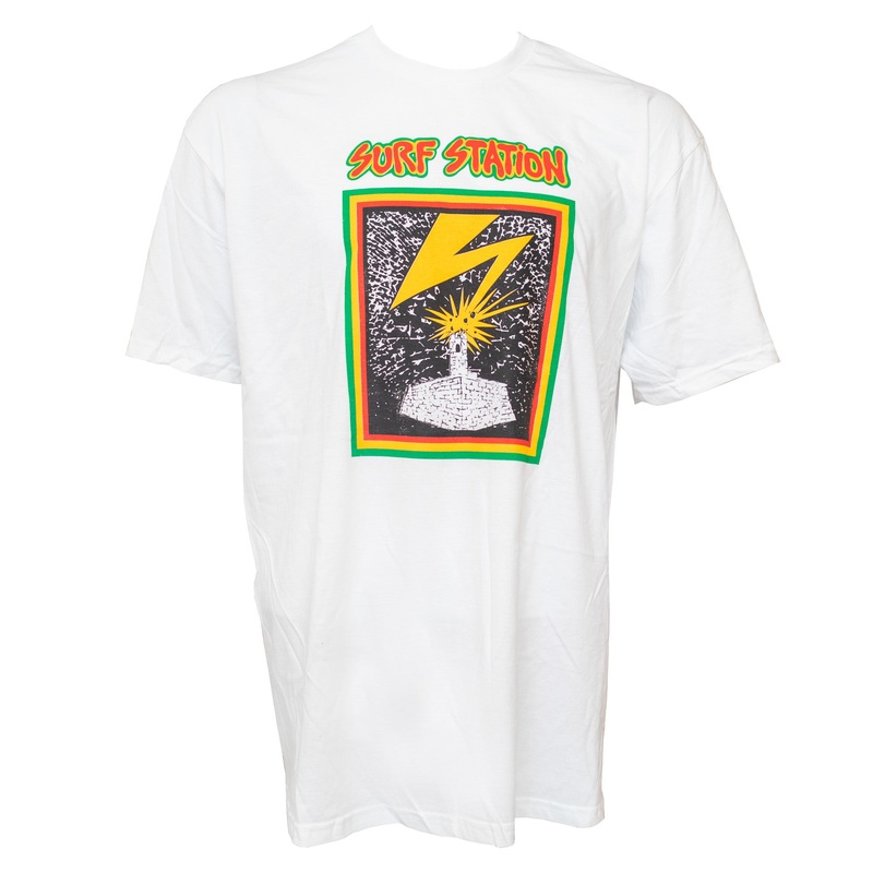Surf Station Good Brains Men’s S/S T-Shirt – White