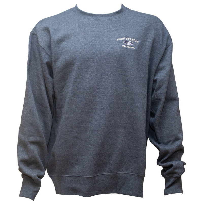 Surf Station Varsity Crewneck Men’s L/S Sweater – Navy