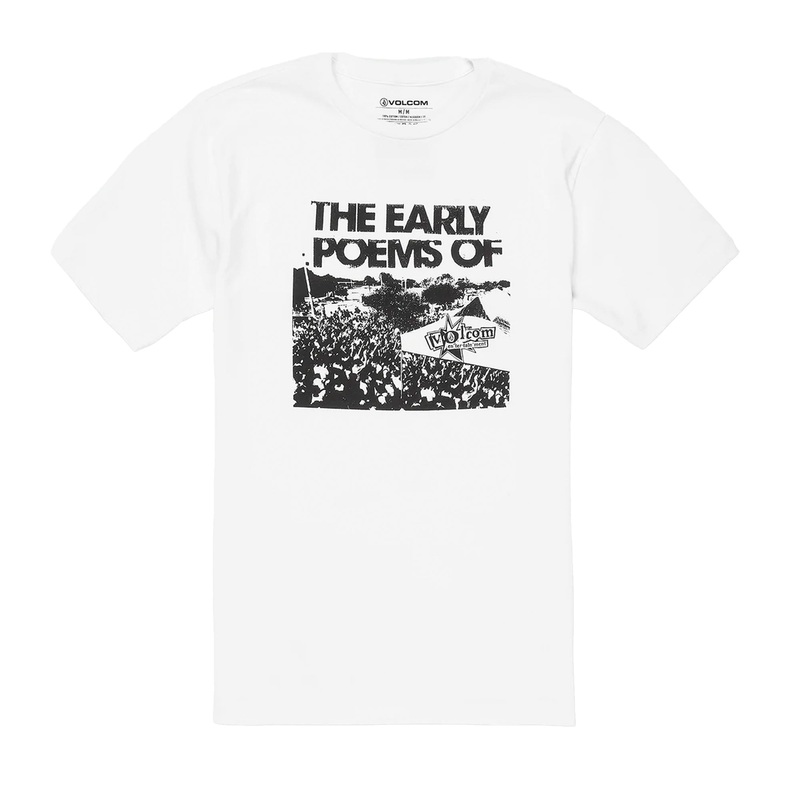 Volcom Entertainment Poems Men’s S/S T-Shirt – White