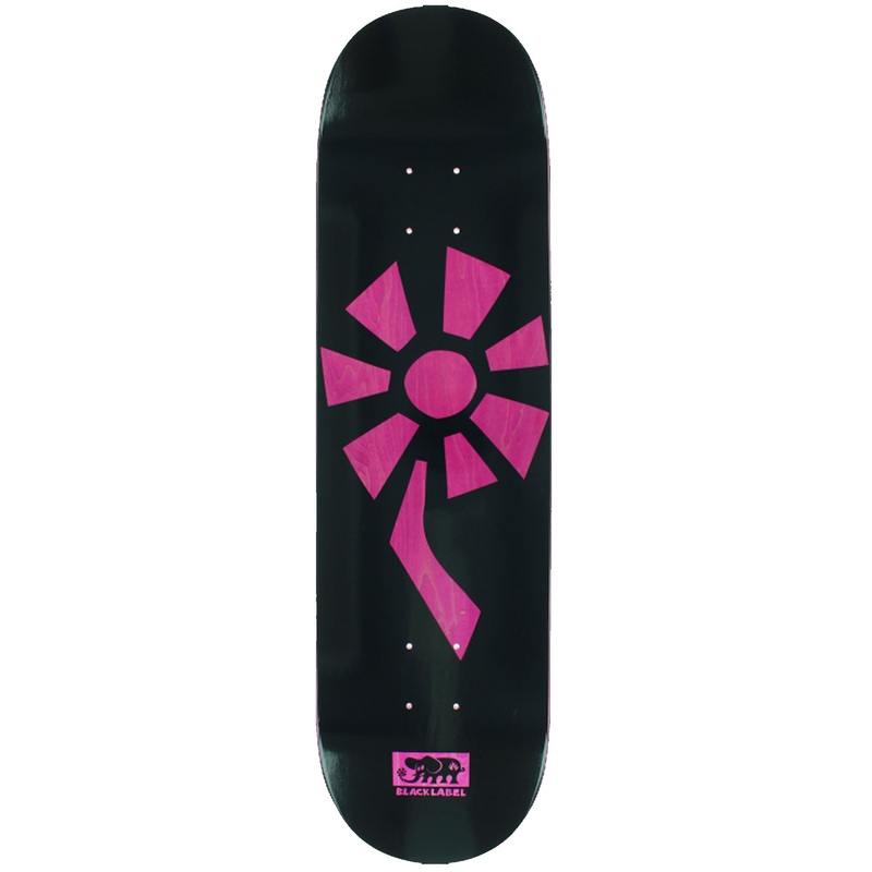 Black Label Flower Power 8.25″ Skateboard Deck