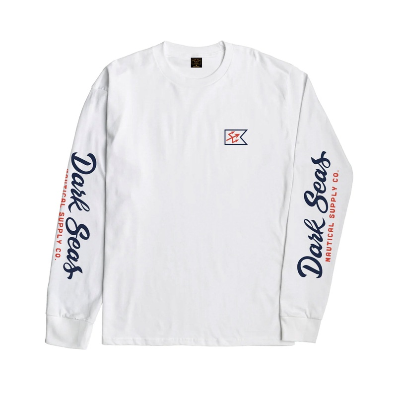 Dark Seas Day Job Premium Men’s L/S T-Shirt – White