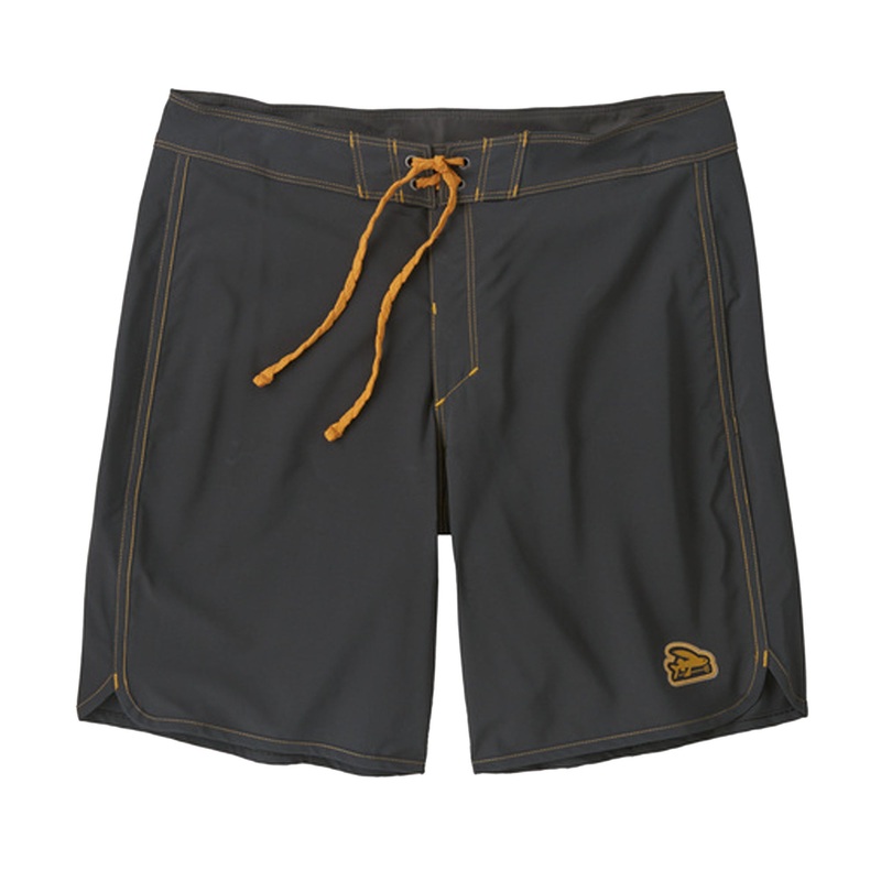 Patagonia Hydropeak Scallop 18″ Men’s Boardshorts – Black