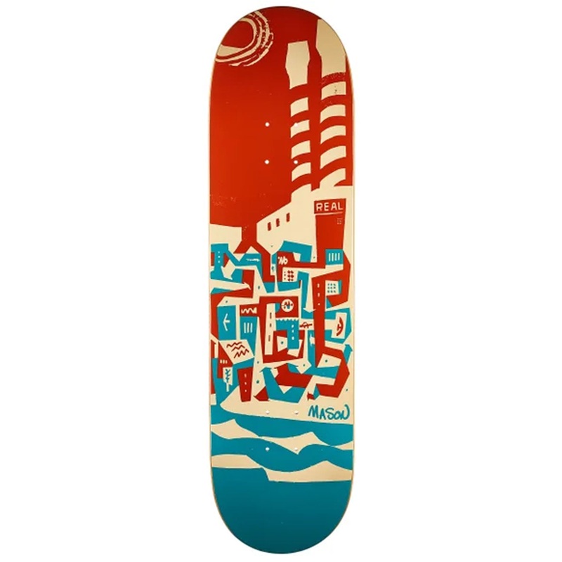 Real x Barneclo Mason 8.28″ Skateboard Deck