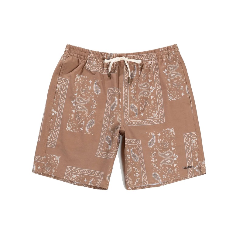 Rhythm Border Beach 17″ Men’s Hybrid Boardshorts – Cedar