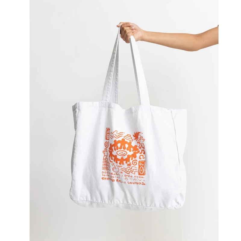 Rhythm Dance Tote Bag – Cream