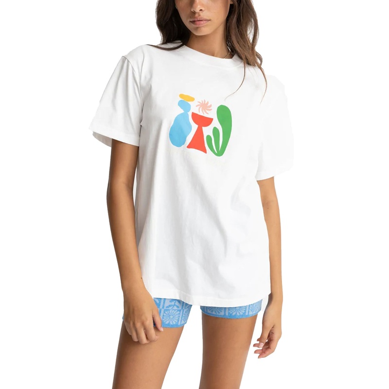 Rhythm Lotti Boyfriend Men’s S/S T-Shirt – White