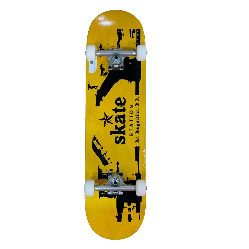 Skate Station Bridge Gap 8.0″ Complete Skateboard – Yellow