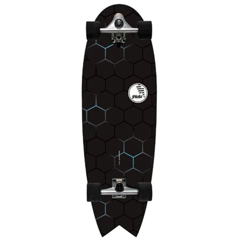 Slide Swallow 33″ Surfskate Skateboard – Honey Comb