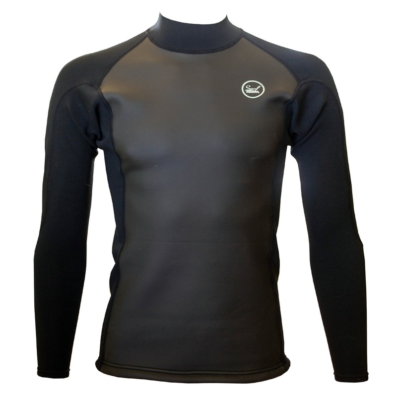 Surf Station Smooth Skin 1.5mm Wetsuit Top – Black