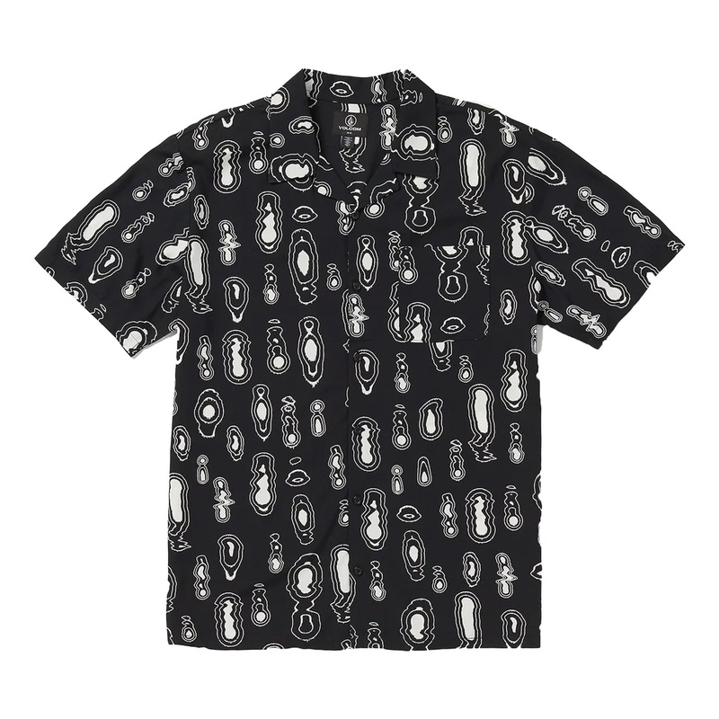 Volcom Shaken Strirred Men’s S/S Dress Shirt – Black