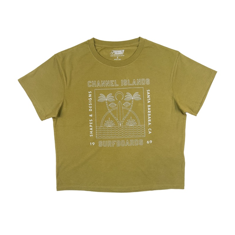 Channel Islands Eyes Women’s S/S T-Shirt – Olive