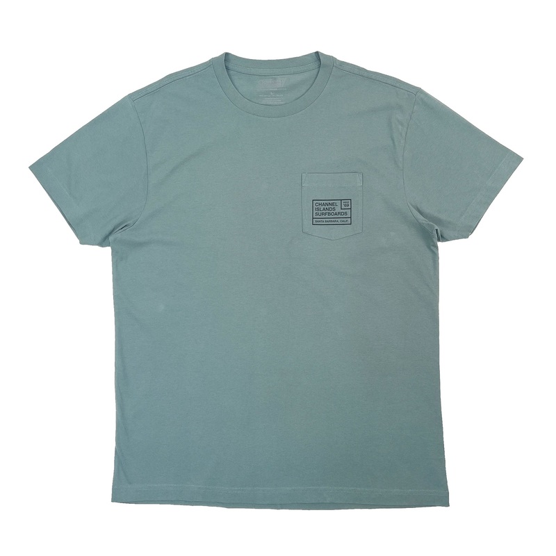 Channel Islands Flag Patch Men’s S/S T-Shirt – Blue Haze