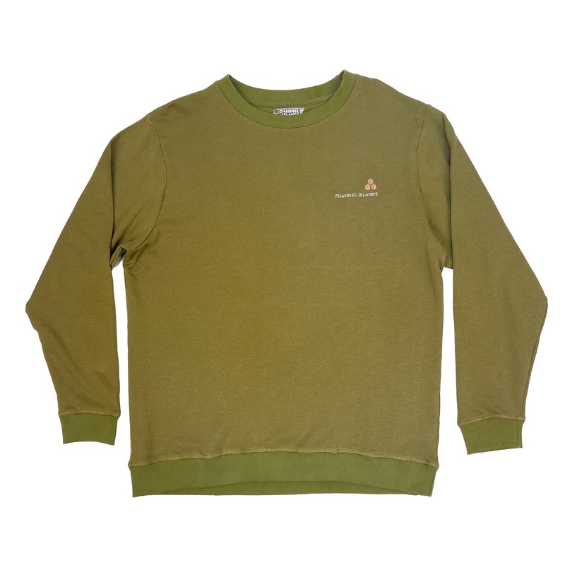 Channel Islands Mid Crew Men’s L/S Sweater – Olive