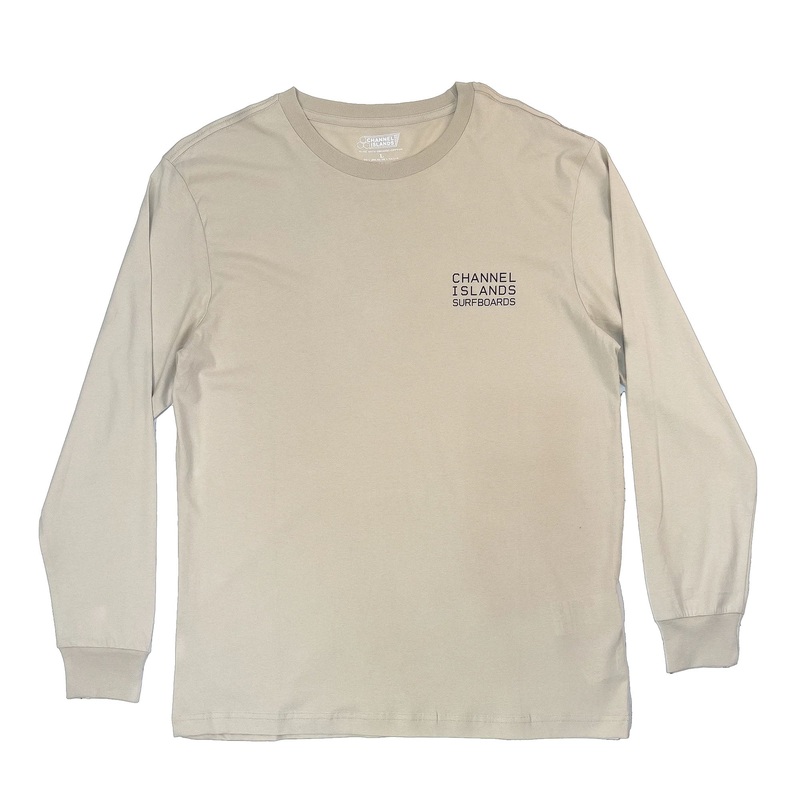 Channel Islands Spin Fin Men’s L/S Shirt – Cement
