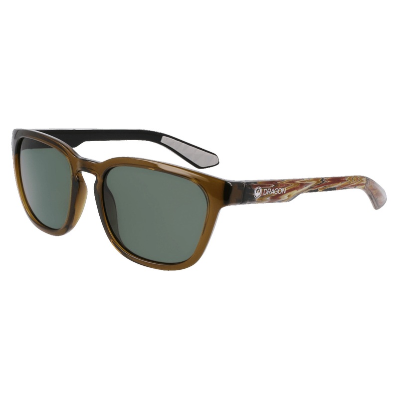 Dragon Dune Rob Machado Resin Men’s Sunglasses – Shiny Olive/G15 Green Polarized