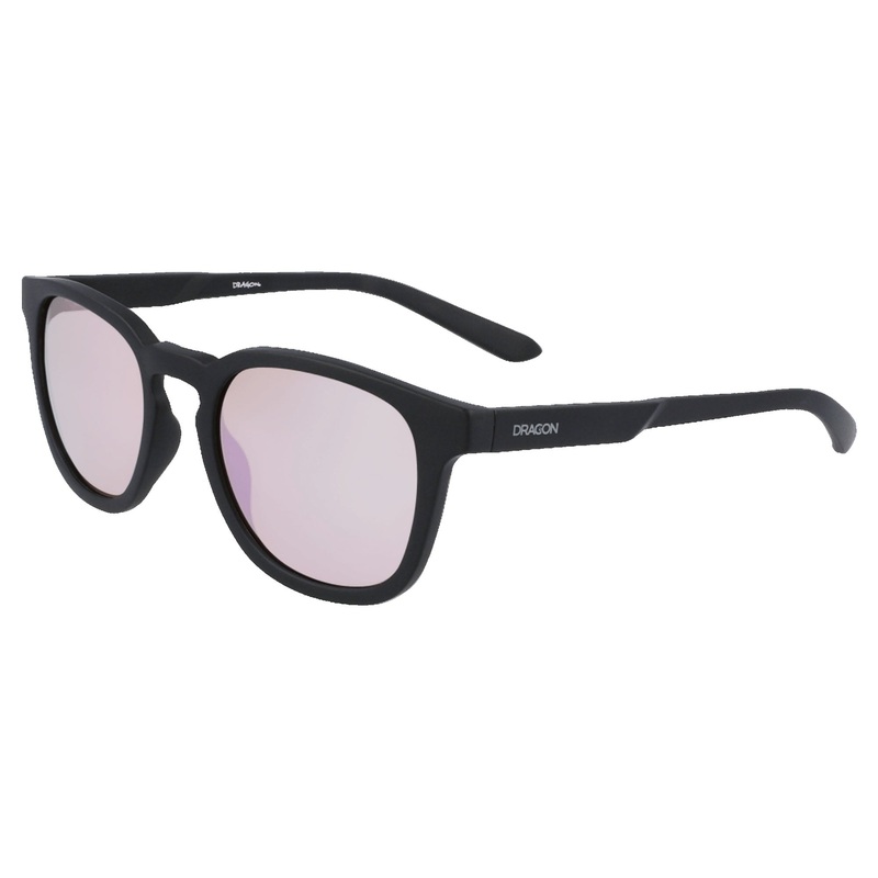 Dragon Finch Men’s Sunglasses – Matte Black/Rose Gold Ion