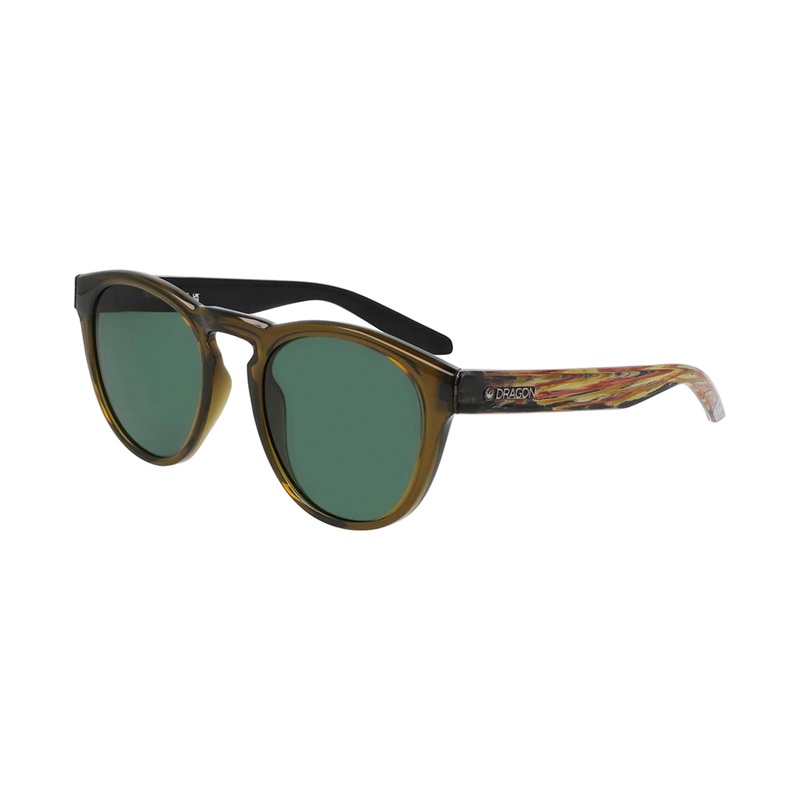 Dragon Opus LL Men’s Sunglasses – Shiny Olive/Olive Resin Polarized