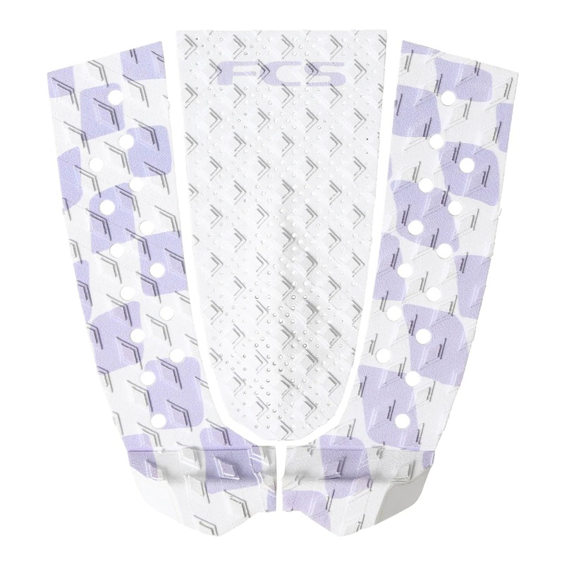 FCS Caroline Marks Surfboard Traction Pad – Lavendar/White
