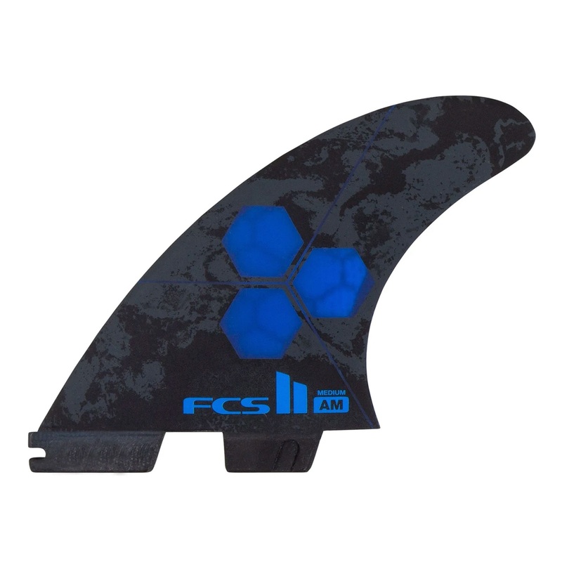 FCS II Channel Islands AM Performance Core Tri Surfboard Fins – Medium/Cobalt