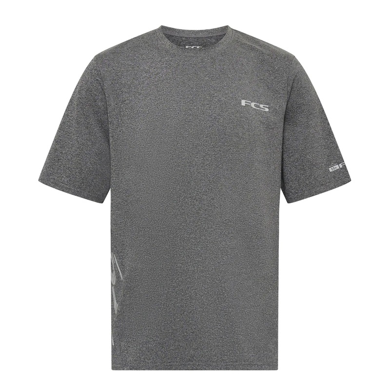 FCS UV Surf Tee Men’s S/S Rashguard – Grey