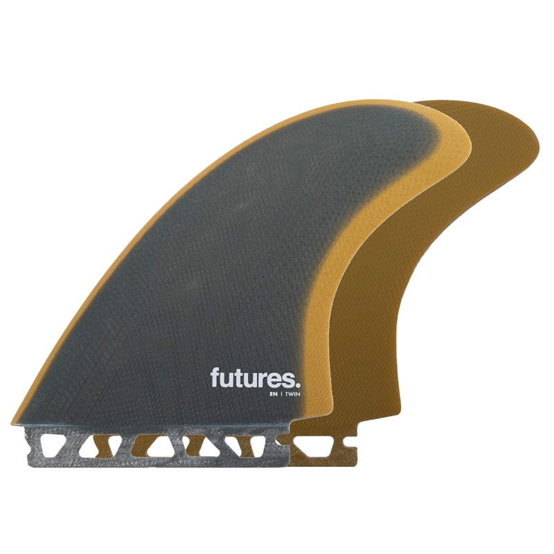 Futures EN FG Twin Surfboard Fins – X-Large/Slate