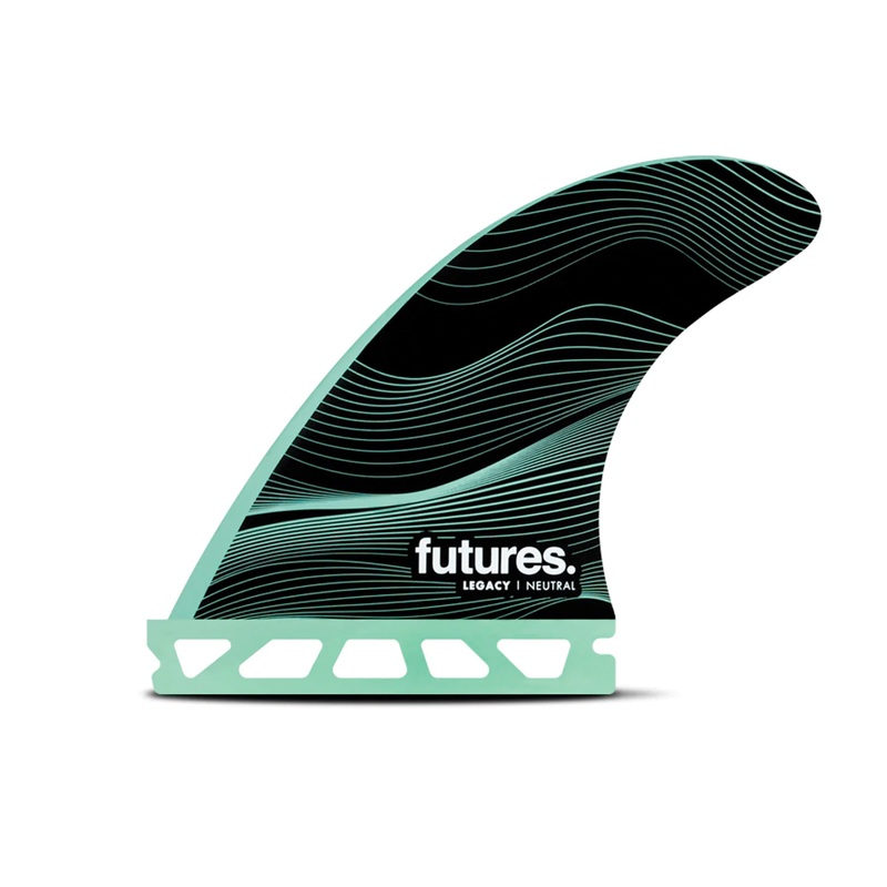 Futures F4 HC Legacy Series Tri Surfboard Fins – Small/Green