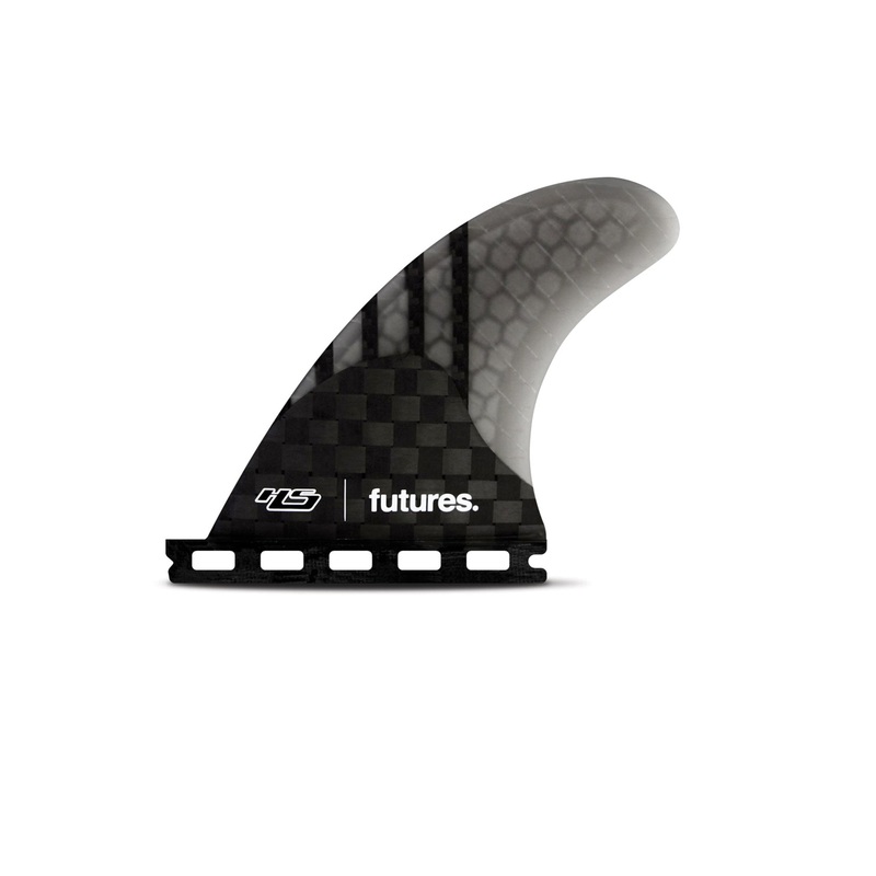 Futures Hayden Shapes 4.20 Generation Quad Rear Twin Surfboard Fins – Large/Smoke