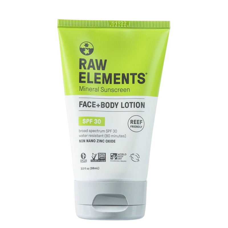 Raw Elements Face & Body Sunscreen Lotion – SPF 30