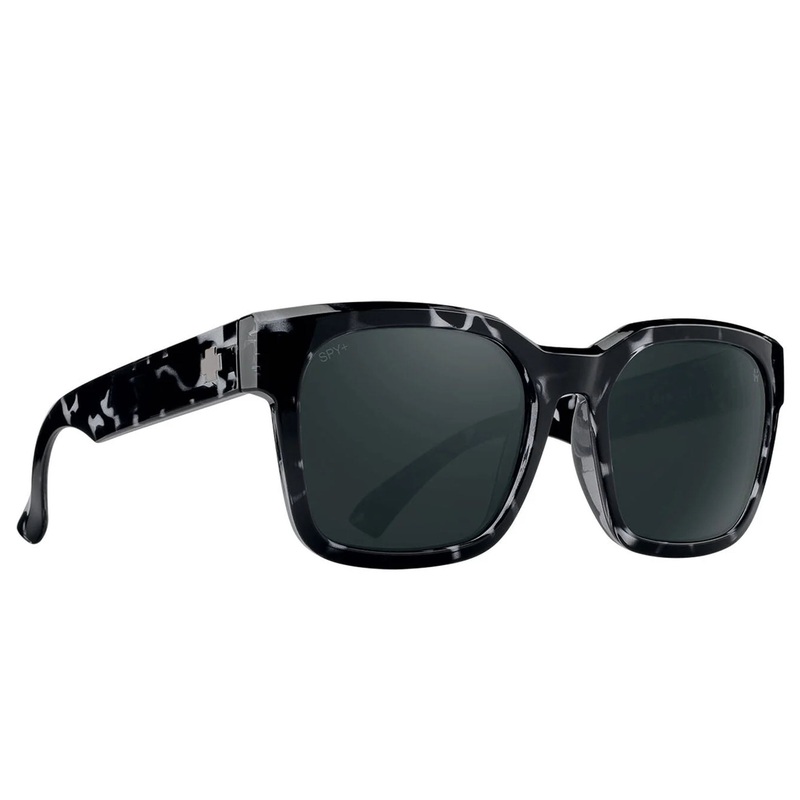 Spy Desa Women’s Sunglasses – Black Marble Tortoise/Happy Gray Green Black Mirror