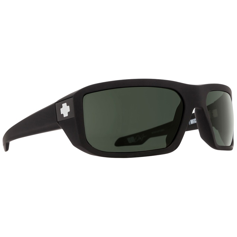 Spy McCoy Men’s Sunglasses – Soft Matte Black/HD+ Gray Green Polarized