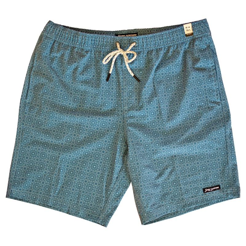 Surf Station Sundown Volley Men’s Walkshorts – Slate Blue