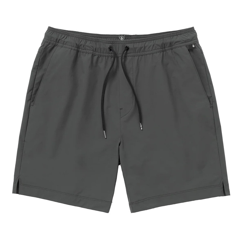 Volcom Hoxstop Elastic Waist 18″ Men’s Walkshorts – Black