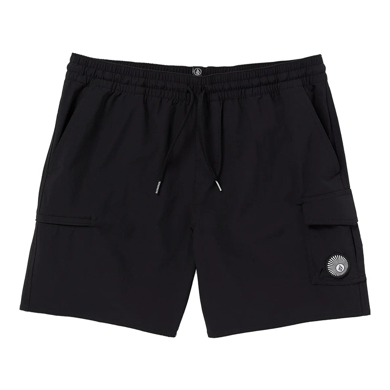 Volcom Truly Libertaors 17″ Men’s Hybrid Walkshorts – Black