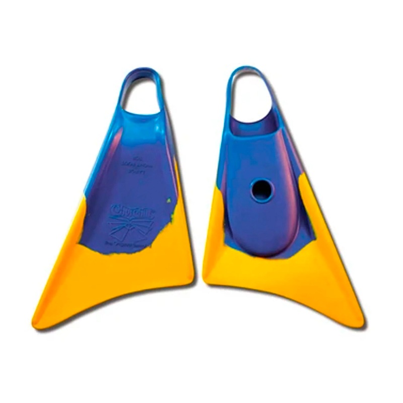 Churchill Makapuu Swim Fins – Yellow/Blue
