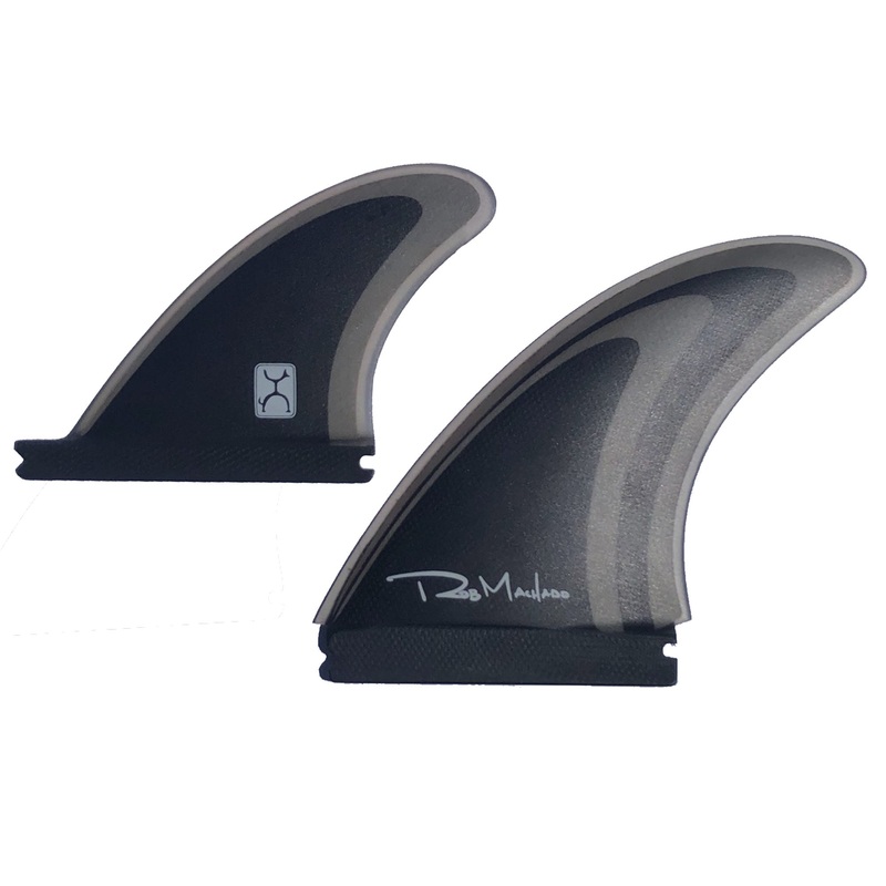 Firewire Machado Futures 2+1 Surfboard Fins – Black/Grey