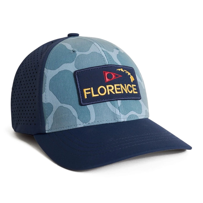 Florence Marine X Camo Airtex Men’s Hat – Light Sea Blue