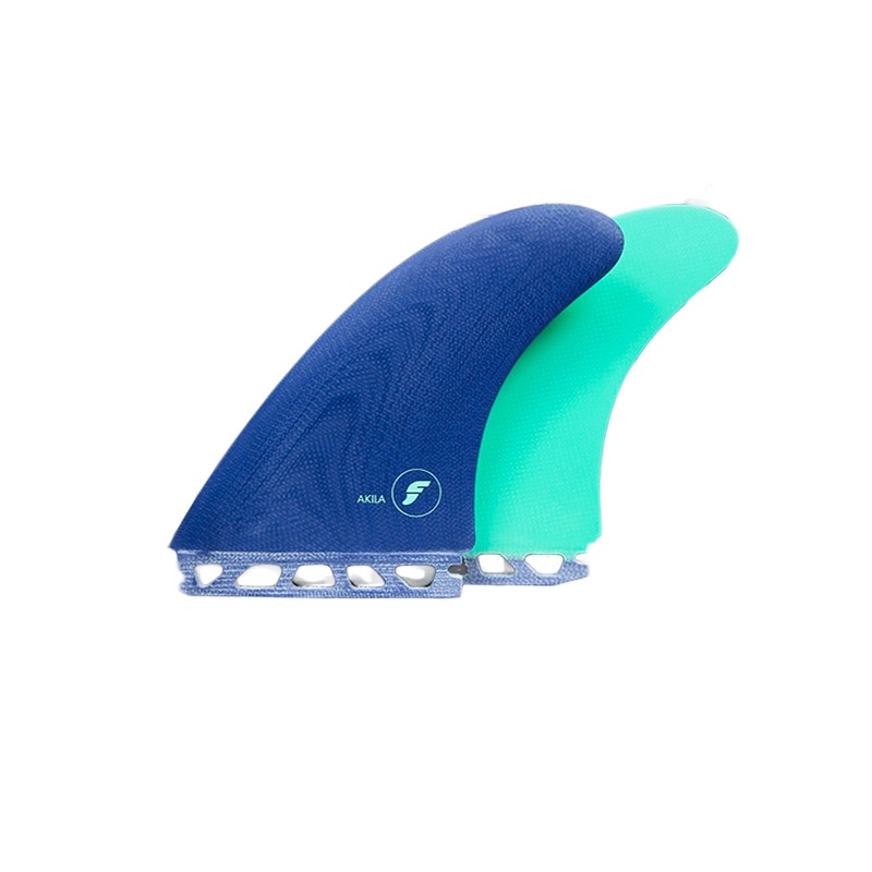 Futures Akila Aipa Glass Twin Fin Set – Purple/Mint