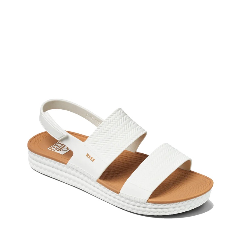 Reef Cushion Vista Women’s Sandals – White/Tan