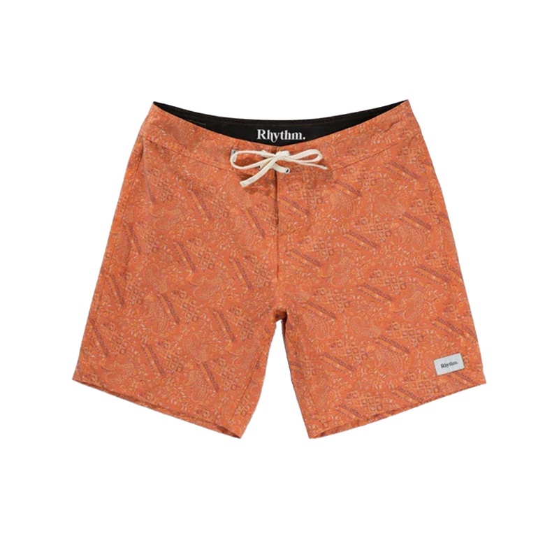 Rhythm Aida Paisley 17″ Men’s Boardshorts – Persimmon