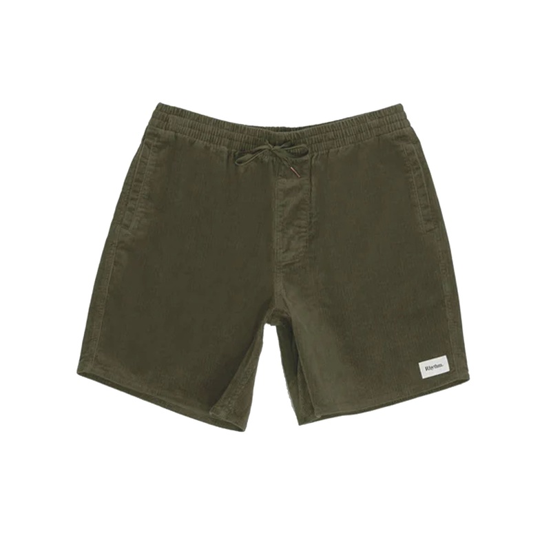 Rhythm Classic Cord Jam Men’s Walkshorts – Olive