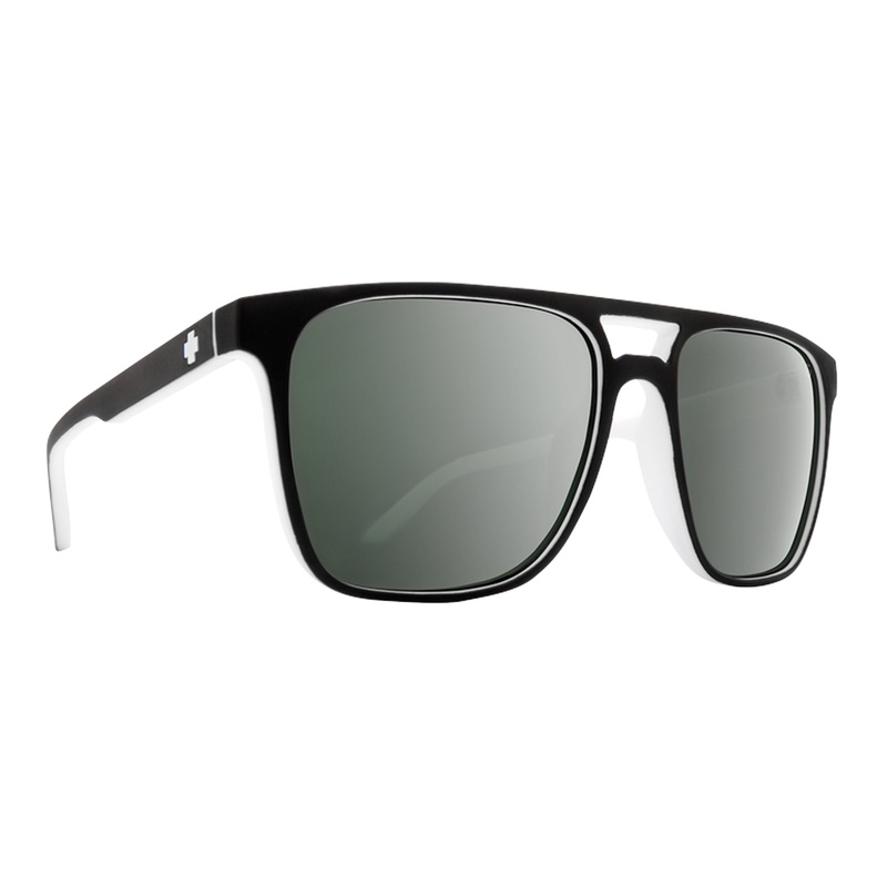 Spy Czar Men’s Sunglasses – Whitewall/Happy Grey Green Platinum Spectra