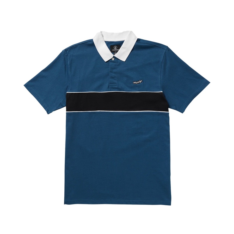 Volcom Gemstone Men’s S/S Dress Shirt – Deep Blue