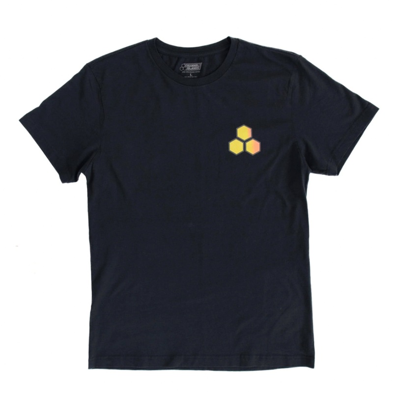 Channel Islands Fade Flag Men’s S/S T-Shirt – Black