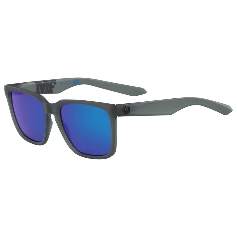Dragon Baile LL Men’s Sunglasses – Matte Grey/Blue Ion