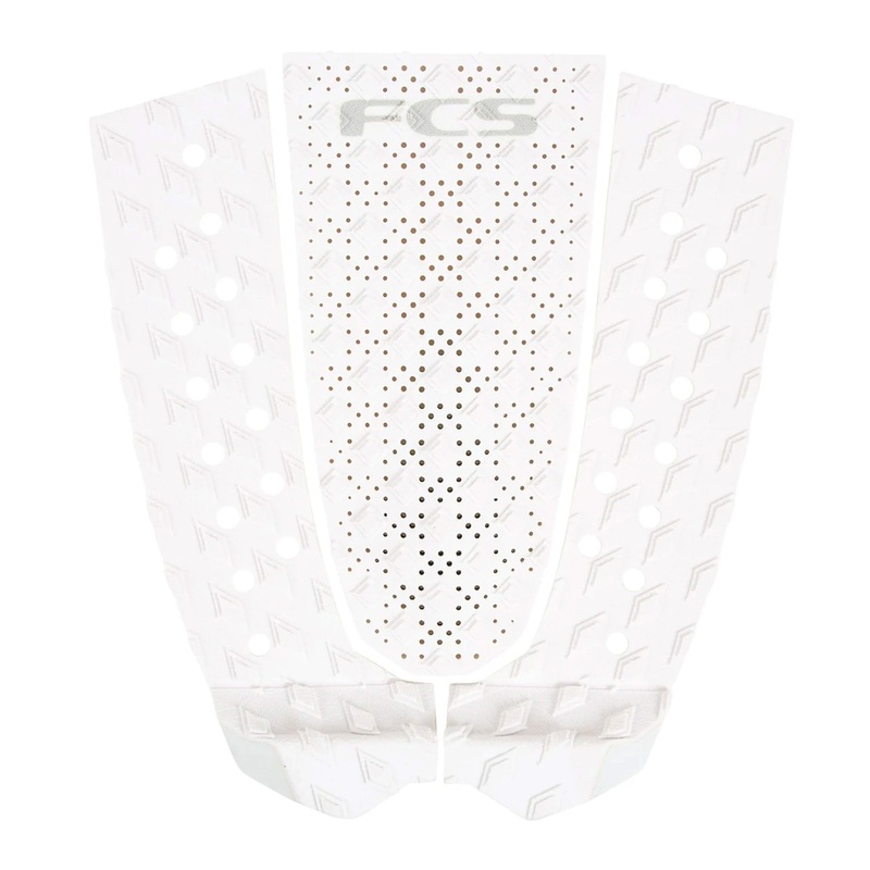 FCS T-3 Essential Series Flat Traction Pad – White