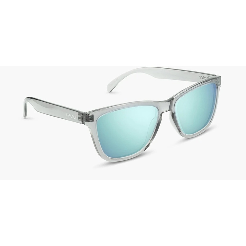 Nectar Chucktown Men’s Sunglasses – Transparent Grey/Ice Blue Polarized