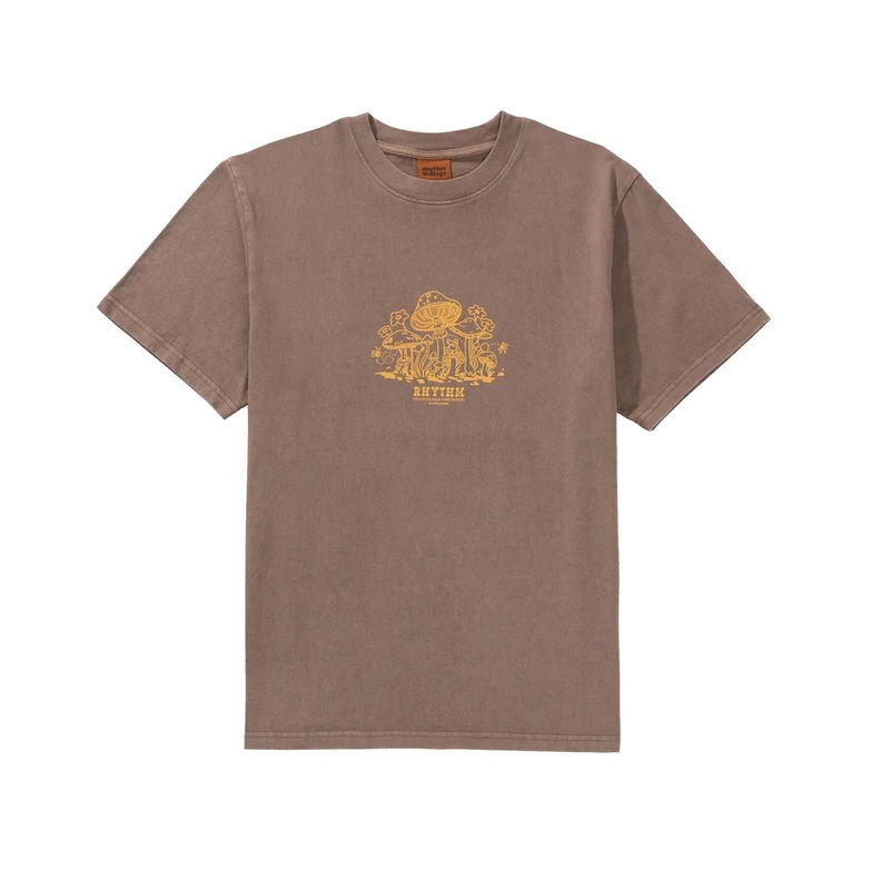 Rhythm Fan Club Men’s S/S T-Shirt – Brown