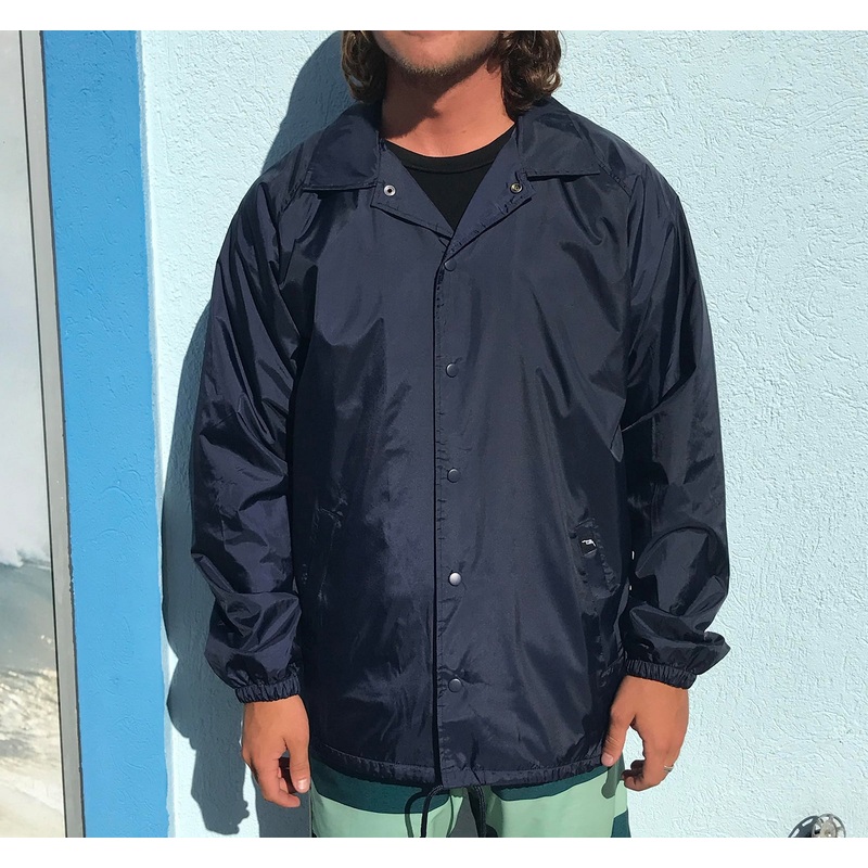 Surf Station Nylon Men’s Windbreaker Jacket – Navy