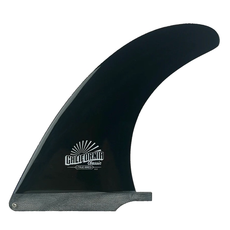 True Ames California Classic Longboard Fin – 10″/Black