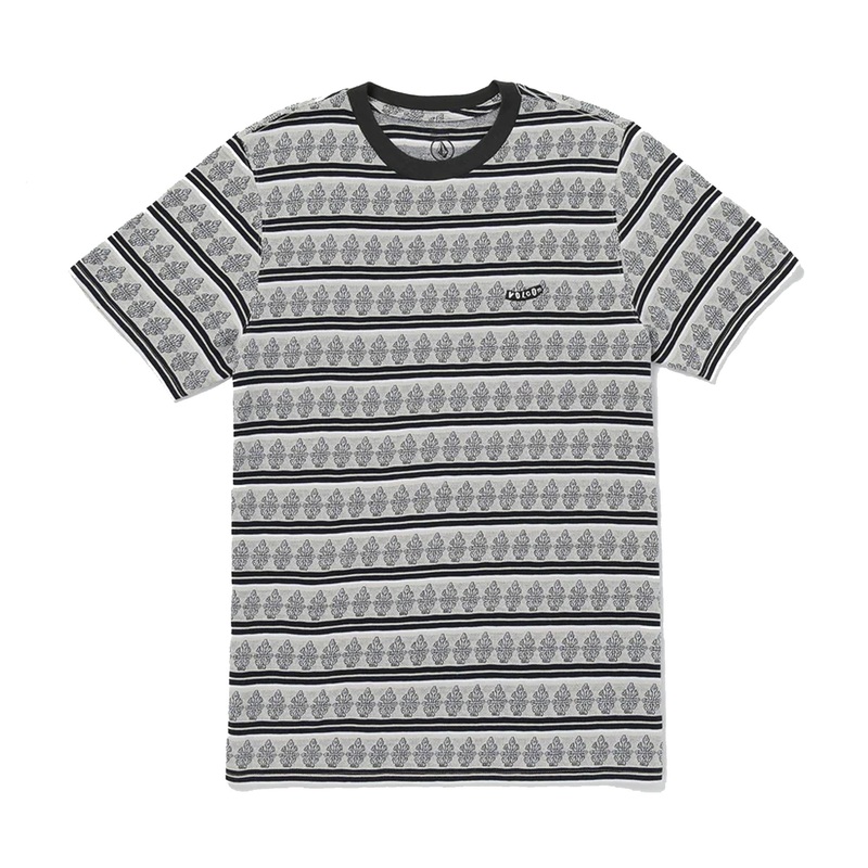 Volcom Bone Stamp Crewneck Men’s S/S T-Shirt – Black
